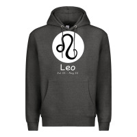 Charcoal Heather Leo Horoscope Premium Hoodie - Bettercallsaul