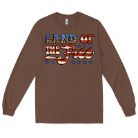 Chestnut land of the free america Long Sleeve Tee - Jasminsmagicworld