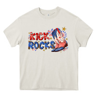 Cream kick rocks cowboy boots fourth of july Heavy Core Tee - texasbilliewilder