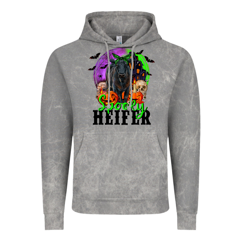Spooky Heifer Black Angus Vintage Hoodie by RanaPortraitStore | Teevron