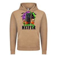 Vintage Coffee spooky heifer black angus Vintage Hoodie - RanaPortraitStore