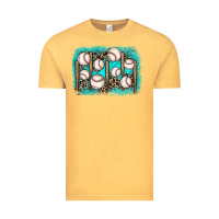 Vintage Mustard baseball background Vintage Tee - JahusDesignShop