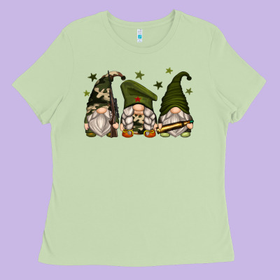 Army Gnomes Ladies Tee Designed By Zillion Design Studio