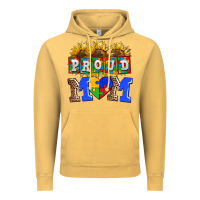 Vintage Mustard proud mom Vintage Hoodie - AdoDesignShop