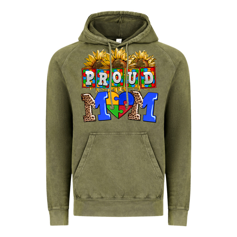 Proud Mom Vintage Hoodie by AdoDesignShop | Teevron