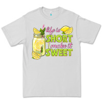 Dove Grey life is  make it sweet Premium Tee - texasbilliewilder
