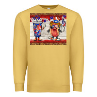 Antique Gold usa hot dog coca tumbler Premium Sweatshirt - BarkalooDesign