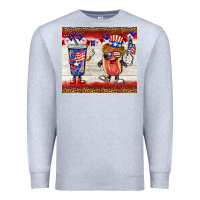 Heather Grey usa hot dog coca tumbler Premium Sweatshirt - BarkalooDesign