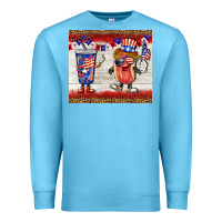 Ocean Blue usa hot dog coca tumbler Premium Sweatshirt - BarkalooDesign