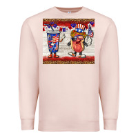 Pale Pink usa hot dog coca tumbler Premium Sweatshirt - BarkalooDesign