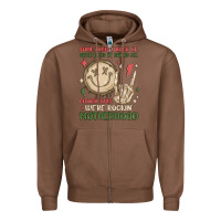Chestnut some days i rock it some days it rocks me either w Zipper Hoodie - MaliasSmallBusiness