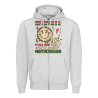 Dove Grey some days i rock it some days it rocks me either w Zipper Hoodie - MaliasSmallBusiness