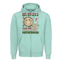 Seafoam some days i rock it some days it rocks me either w Zipper Hoodie - MaliasSmallBusiness