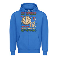 True Royal some days i rock it some days it rocks me either w Zipper Hoodie - MaliasSmallBusiness