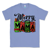 Colony Blue merry mama Christmas Classic Tee - Jasminsmagicworld