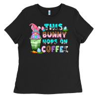 Black this bunny hops on coffee Ladies Tee - Zillion Design Studio