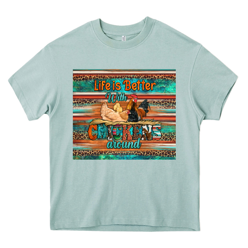 Life Is Better With Chickens Around Chicken Coop Heavy Core Tee by Artiststas | Teevron