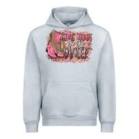Heather Grey give boot to the cancer Urban Hoodie - CowGirlArtShop