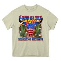 Mossy land of the free because of the brave Heavy Core Tee - texasbilliewilder