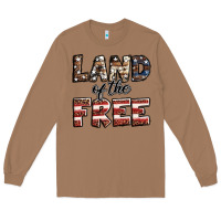 Toasted Coconut Land of the free America western pattern Long Sleeve Tee - Jasminsmagicworld