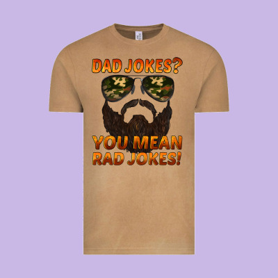 Dad Jokes You Mean Rad Jokes Vintage Tee Designed By Artiststas