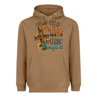 Toasted Coconut pray on it pray over it pray through it Heavyweight Hoodie - Artiststas