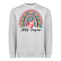 Heather Grey hello daycare Heavyweight Sweatshirt - JahusDesignShop