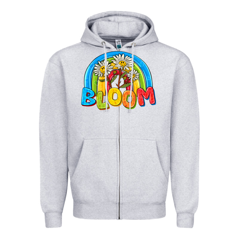 Bloom Zipper Hoodie by NancyCooperArtShop | Teevron