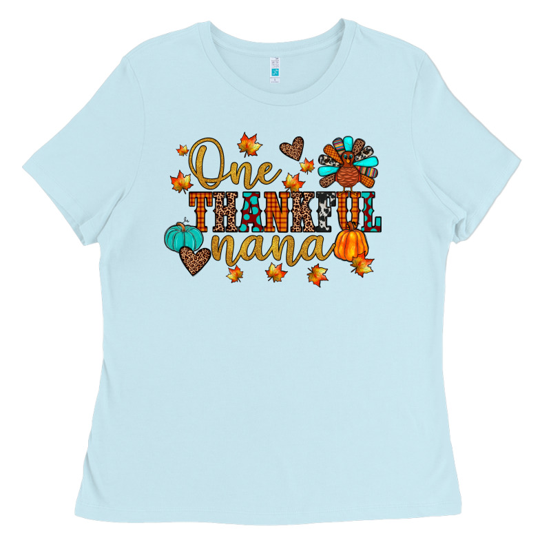 One Thankful Nana Ladies Tee by JahusDesignShop | Teevron