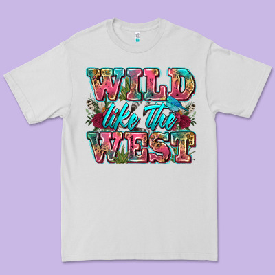 Wild Like The West Premium Tee Designed By Zillion Design Studio