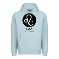 Blue Mist Leo Horoscope Premium Hoodie - Bettercallsaul