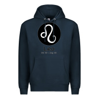 Navy Leo Horoscope Premium Hoodie - Bettercallsaul