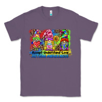 Lavender accept understand love autism awareness western background Classic Tee - BarkalooDesign