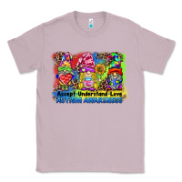 Lilac accept understand love autism awareness western background Classic Tee - BarkalooDesign