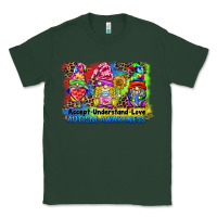 Sports Green accept understand love autism awareness western background Classic Tee - BarkalooDesign