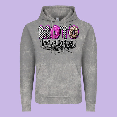 Moto Mama Vintage Hoodie Designed By Artiststas