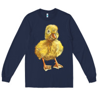 Navy Baby Duck Long Sleeve Tee - LillyAllenDesigns