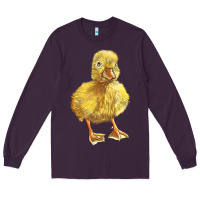Plum Baby Duck Long Sleeve Tee - LillyAllenDesigns