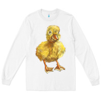 White Baby Duck Long Sleeve Tee - LillyAllenDesigns