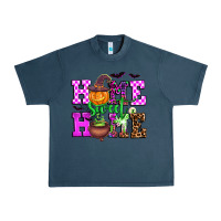 Midnight Navy halloween home sweet home Urban Heavy Tee - AdoDesignShop