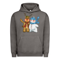 Pigment Tornado christmas reindeer snowman Urban Hoodie - CowGirlArtShop