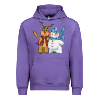 Tulip christmas reindeer snowman Urban Hoodie - CowGirlArtShop