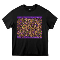 Black mardi gras leopard Heavy Core Tee - RanaPortraitStore