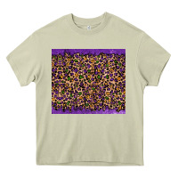 Mossy mardi gras leopard Heavy Core Tee - RanaPortraitStore