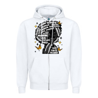 White black woman quotes Zipper Hoodie - MaliasSmallBusiness