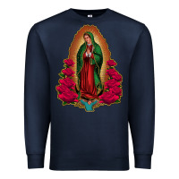 Navy our lady of guadalupe Premium Sweatshirt - Jasminsmagicworld