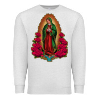 Oatmeal Heather our lady of guadalupe Premium Sweatshirt - Jasminsmagicworld