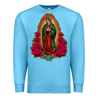 Ocean Blue our lady of guadalupe Premium Sweatshirt - Jasminsmagicworld