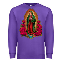 Purple our lady of guadalupe Premium Sweatshirt - Jasminsmagicworld