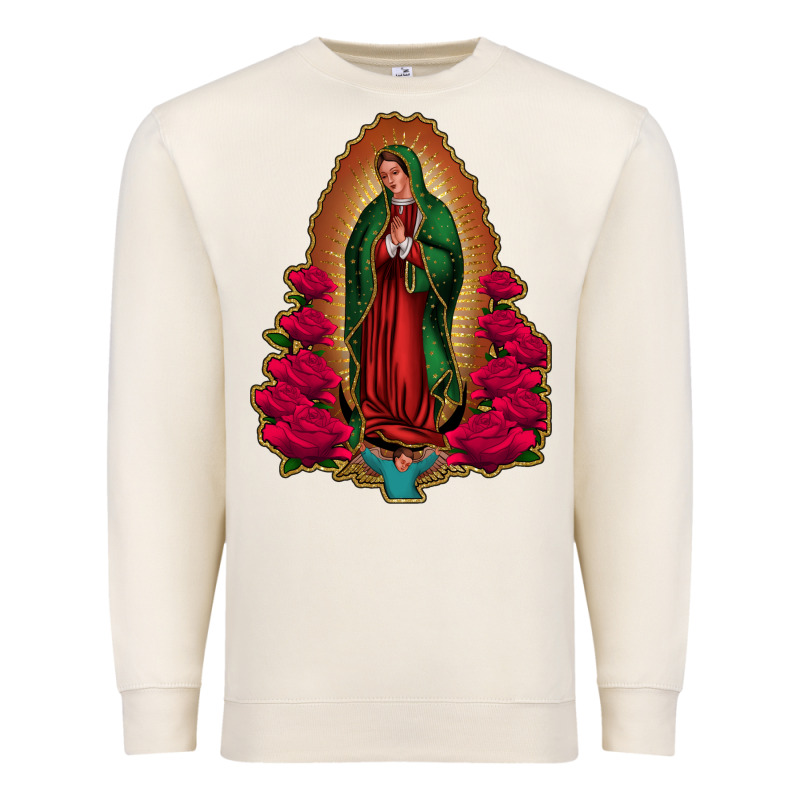 Our Lady Of Guadalupe Premium Sweatshirt by Jasminsmagicworld | Teevron